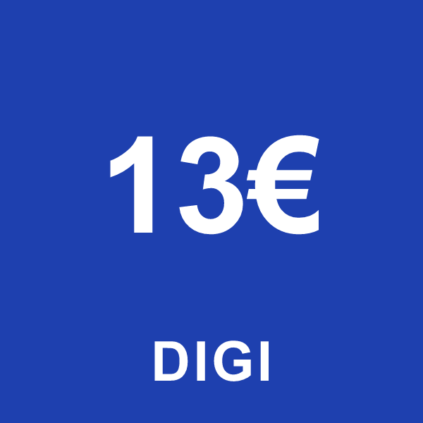 Reincarcare Digi 13 Euro