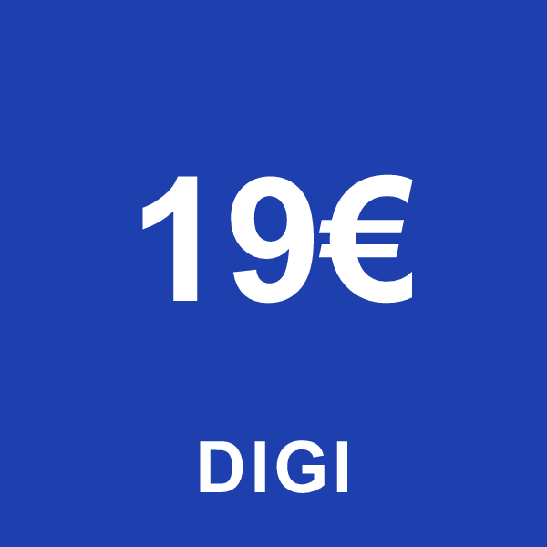 Reincarcare Digi 19 Euro