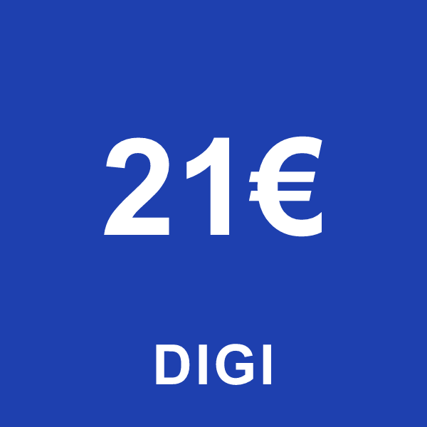 Reincarcare Digi 21 Euro