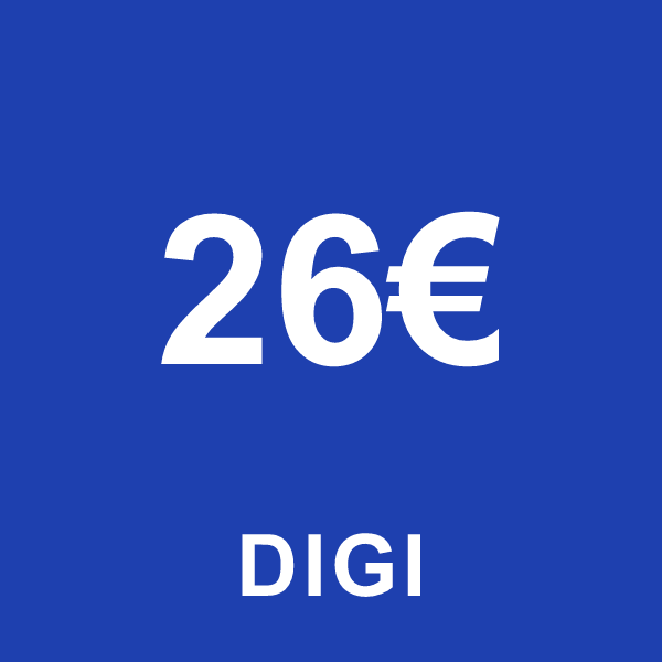 Reincarcare Digi 26 Euro