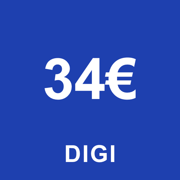 Reincarcare Digi 34 Euro