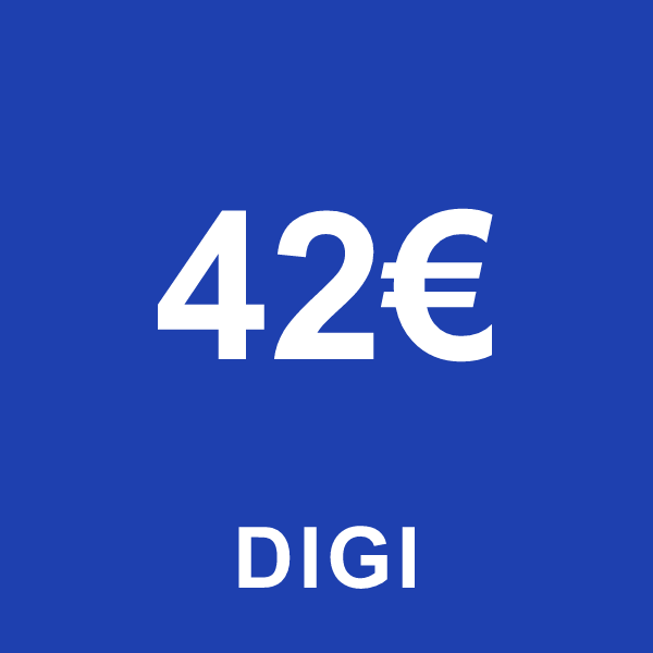 Reincarcare Digi 42 Euro