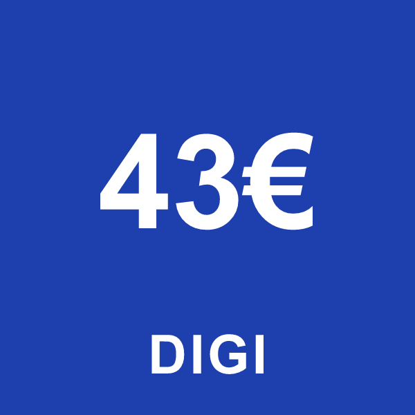 Reincarcare Digi 43 Euro