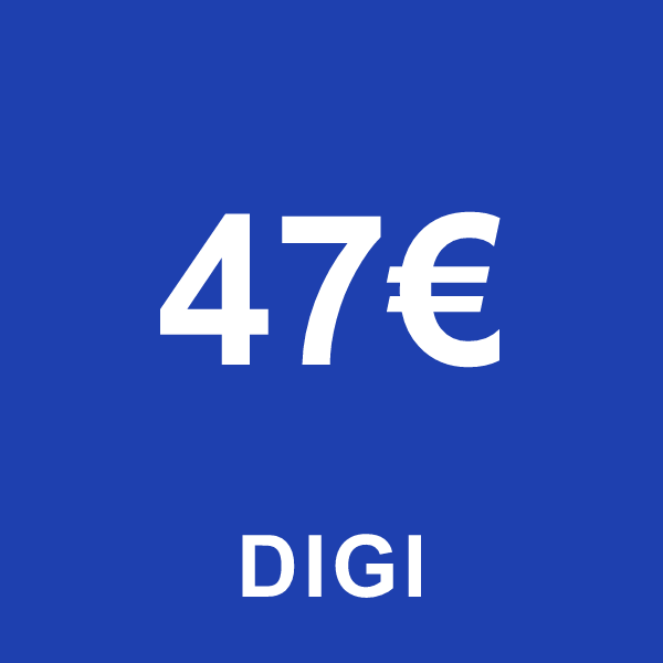 Reincarcare Digi 47 Euro