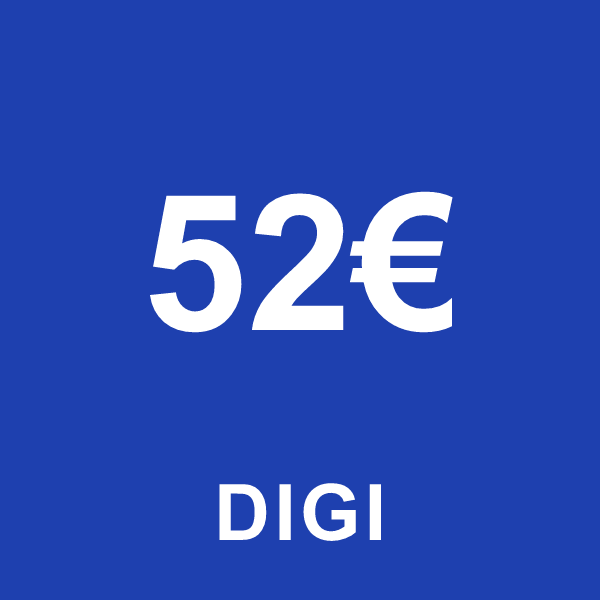 Reincarcare Digi 52 Euro
