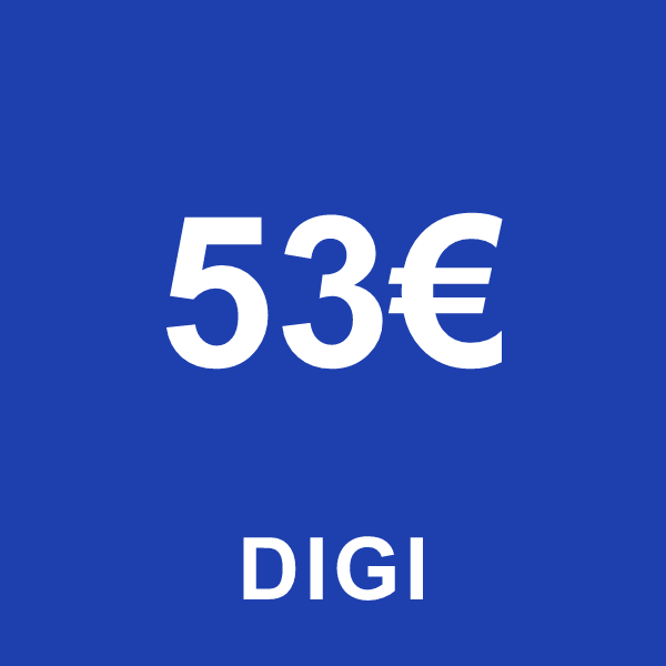 Reincarcare Digi 53 Euro