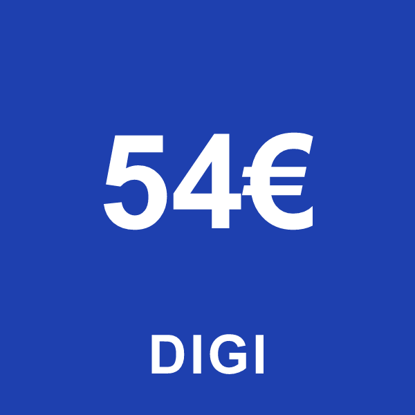 Reincarcare Digi 54 Euro