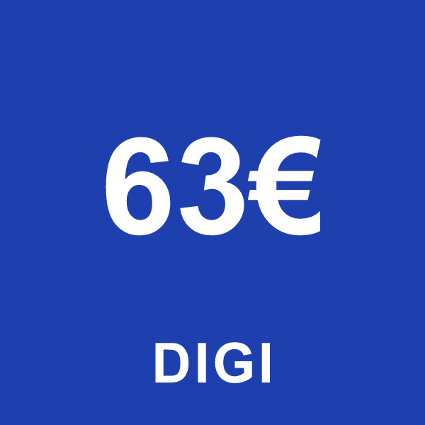 Reincarcare Digi 63 Euro