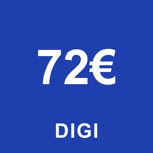 Reincarcare Digi 72 Euro
