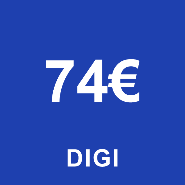 Reincarcare Digi 74 Euro