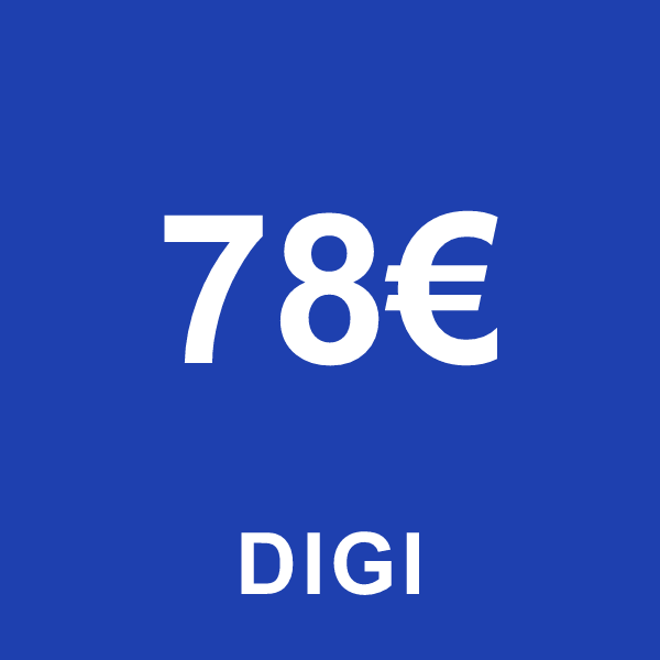 Reincarcare Digi 78 Euro