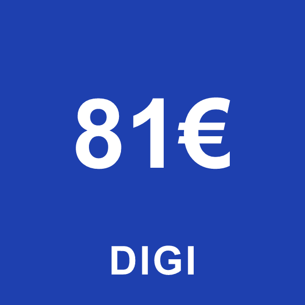 Reincarcare Digi 81 Euro