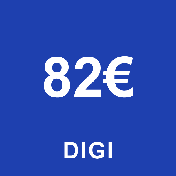 Reincarcare Digi 82 Euro