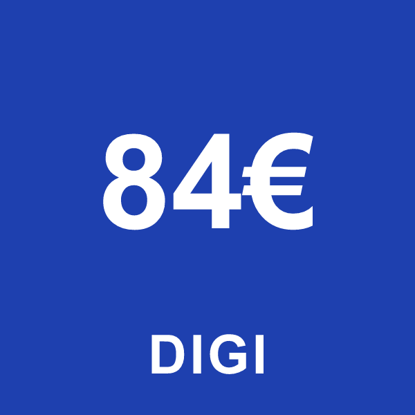 Reincarcare Digi 84 Euro