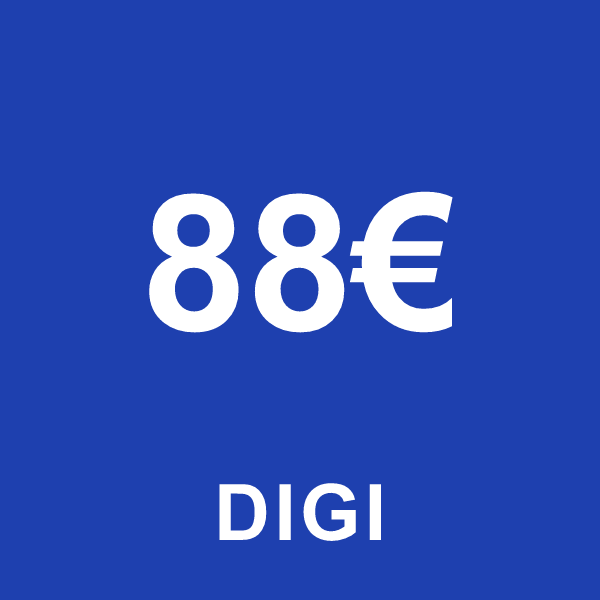 Reincarcare Digi 88 Euro