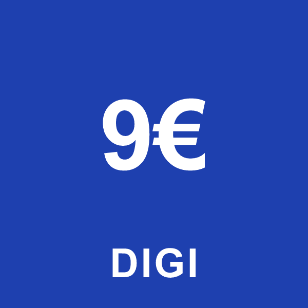 Reincarcare Digi 9 Euro