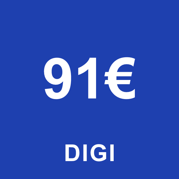Reincarcare Digi 91 Euro