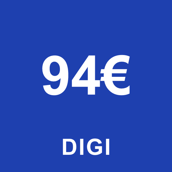 Reincarcare Digi 94 Euro